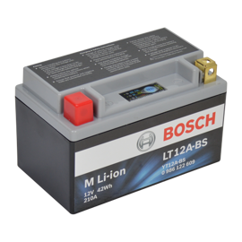 Bosch MC lithium batteri LT12A-BS 12volt 3,5Ah +pol til Venstre